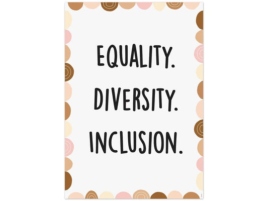 Equality, Diversity, Inclusion Poster - US 4687