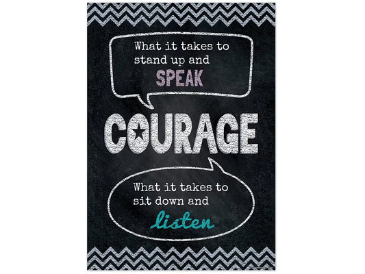 Chalk It Up! Courage Poster - US 4017