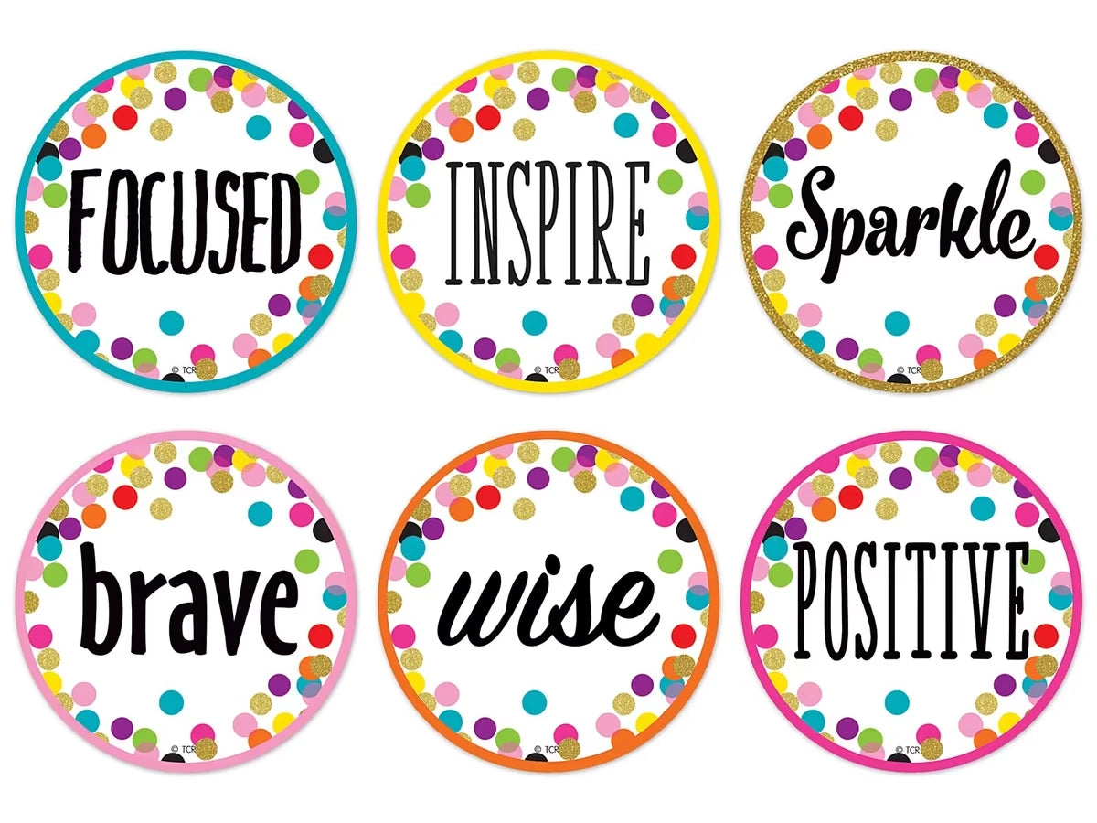 Confetti Motivational Mini Accents - US 6586
