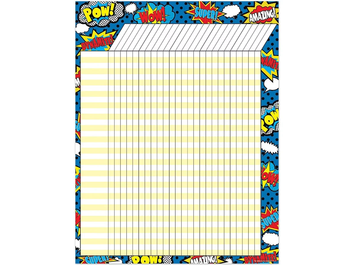 Superhero Incentive Chart - US 4389