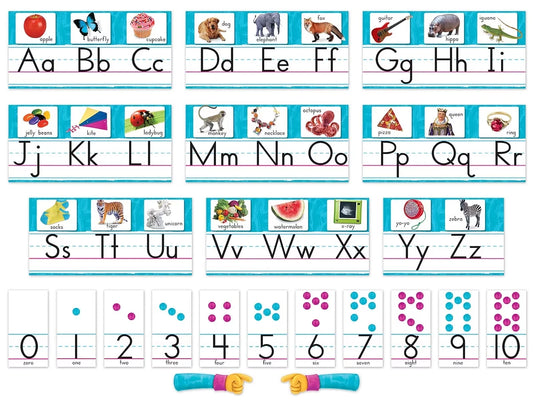 Color Harmony® Alphabet Card Bulletin Board Set - US 5035