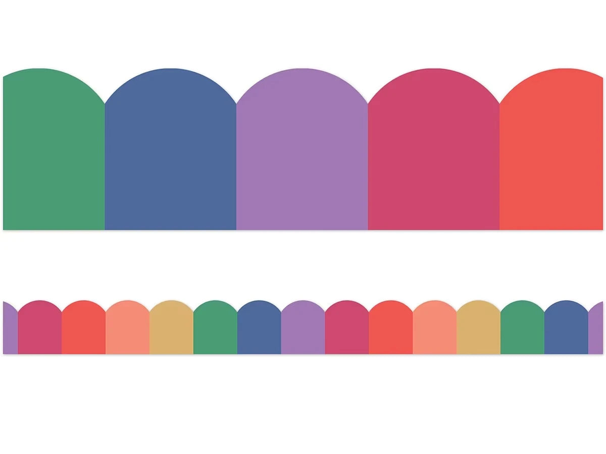 Farmers Market Rainbow Scalloped Border - US 2275