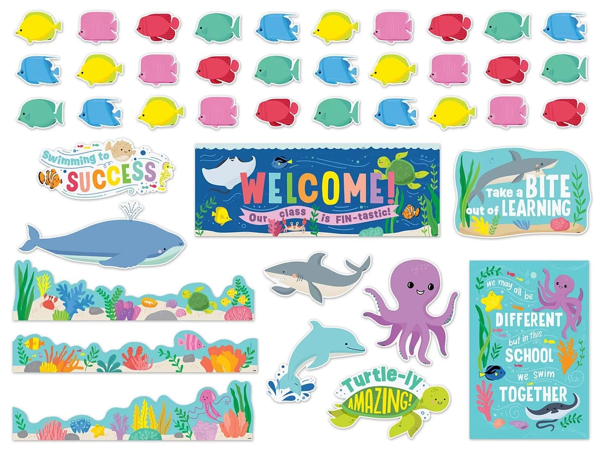 Sea Friends Bulletin Board Set - US 3440