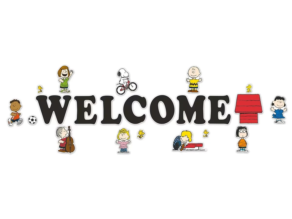 Peanuts® Welcome Bulletin Board Set - US 3260