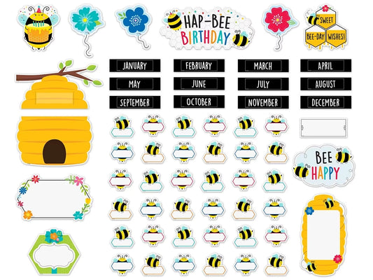 Busy Bees Birthday Bulletin Board Set - US 2953
