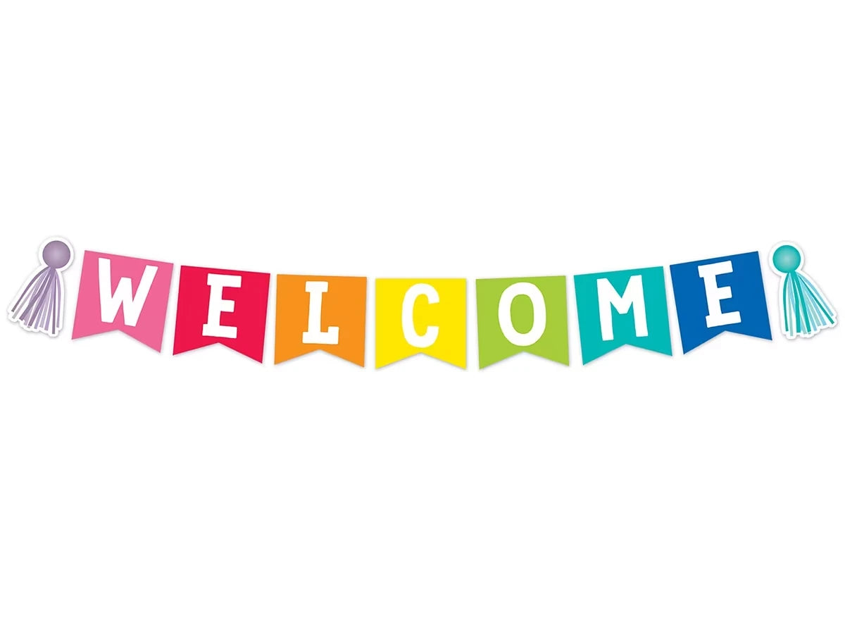 Hello Sunshine Welcome Pennant Bulletin Board Set - US 3918