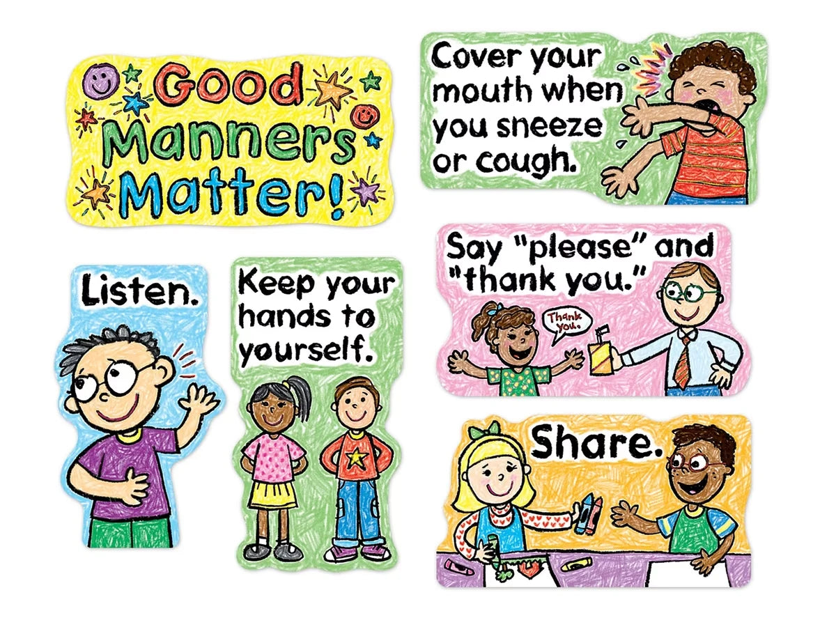 Good Manners Matter! Bulletin Board Set - US 6697