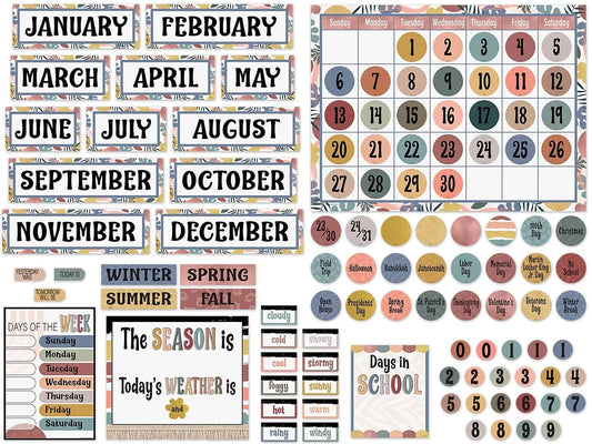 Wonderfully Wild Calendar Bulletin Board Set - US 4705