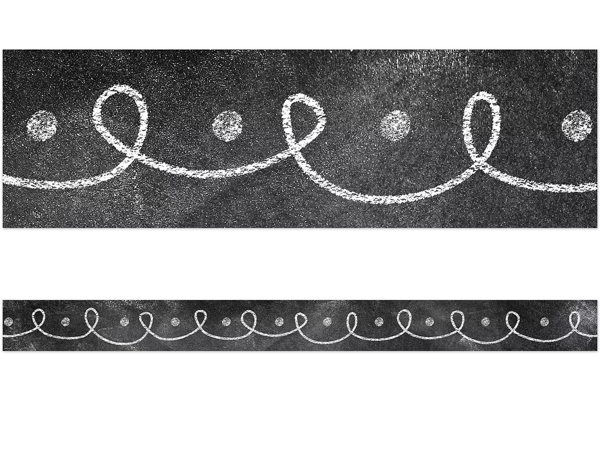 Chalk It Up! Dot & Loop Border - US 1148