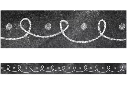 Chalk It Up! Dot & Loop Border - US 1148