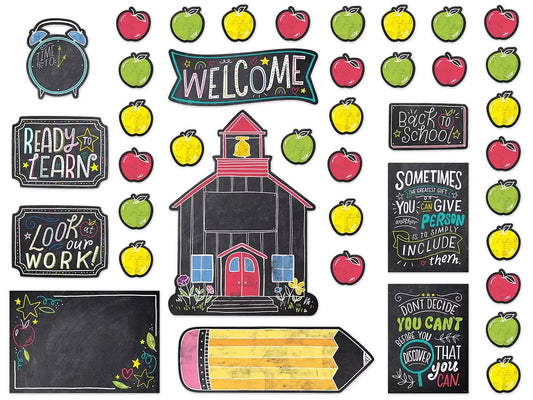 Chalk It Up! Welcome Bulletin Board Set - US 6480