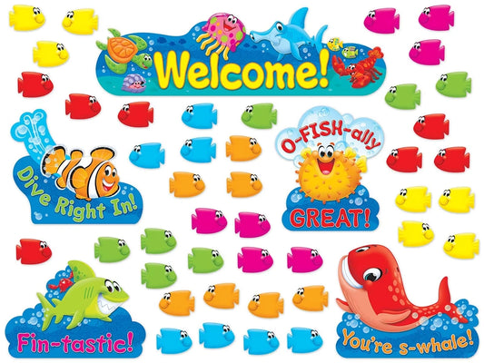 Sea Buddies® Welcome Bulletin Board Set - US 3204