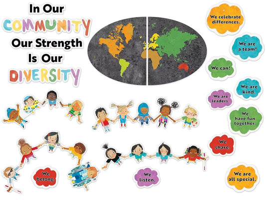Our Strength Is Our Diversity Bulletin Board Set - US 6271