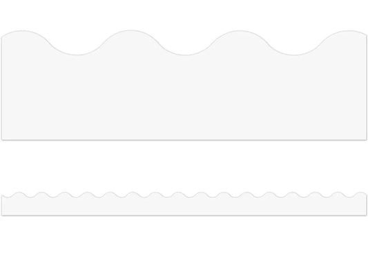 Bright White Scalloped Border - US 4822