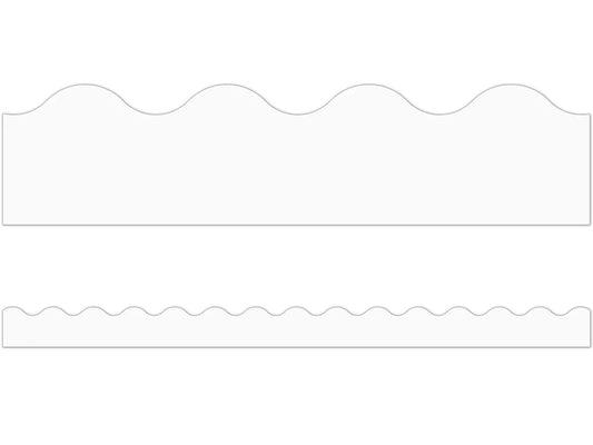 White Scalloped Border - US 4076