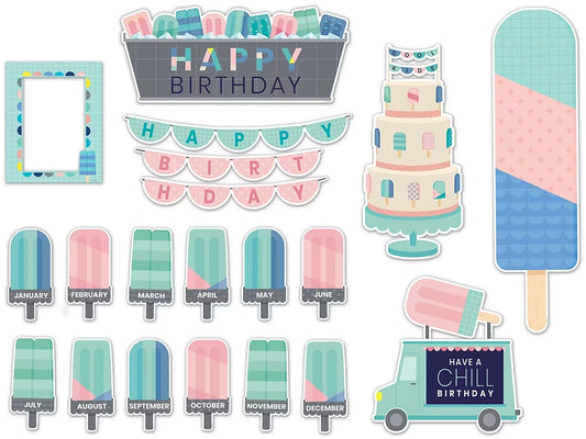 Calm & Cool Birthday Bulletin Board Set - US 5612