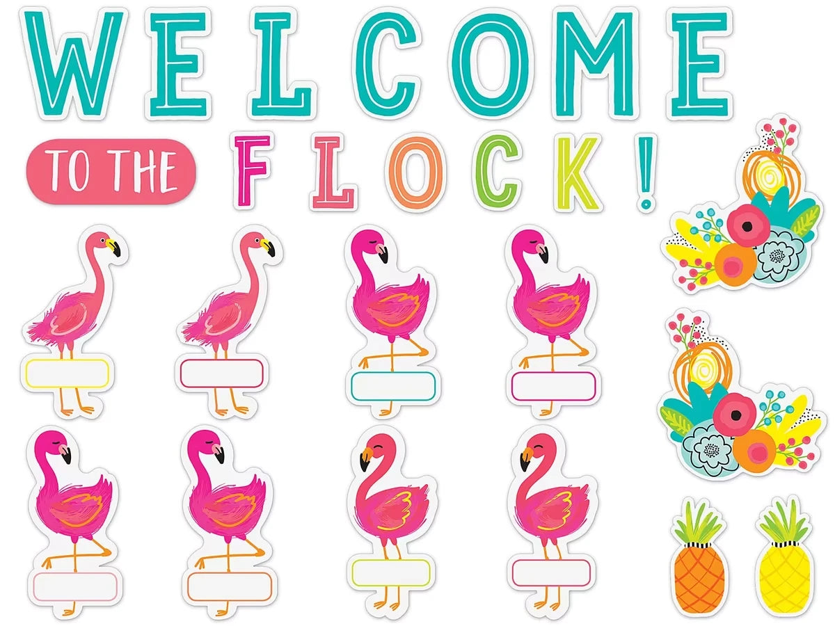 Simply Stylish Tropical Welcome Bulletin Board Set - US 3318