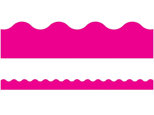 Hot Pink Scalloped Border - US 7795