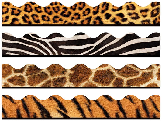 Animal Print Scalloped Borders - Variety Pack - US 1675