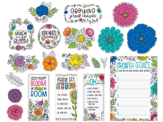 Bright Blooms Bulletin Board Set - US 3878