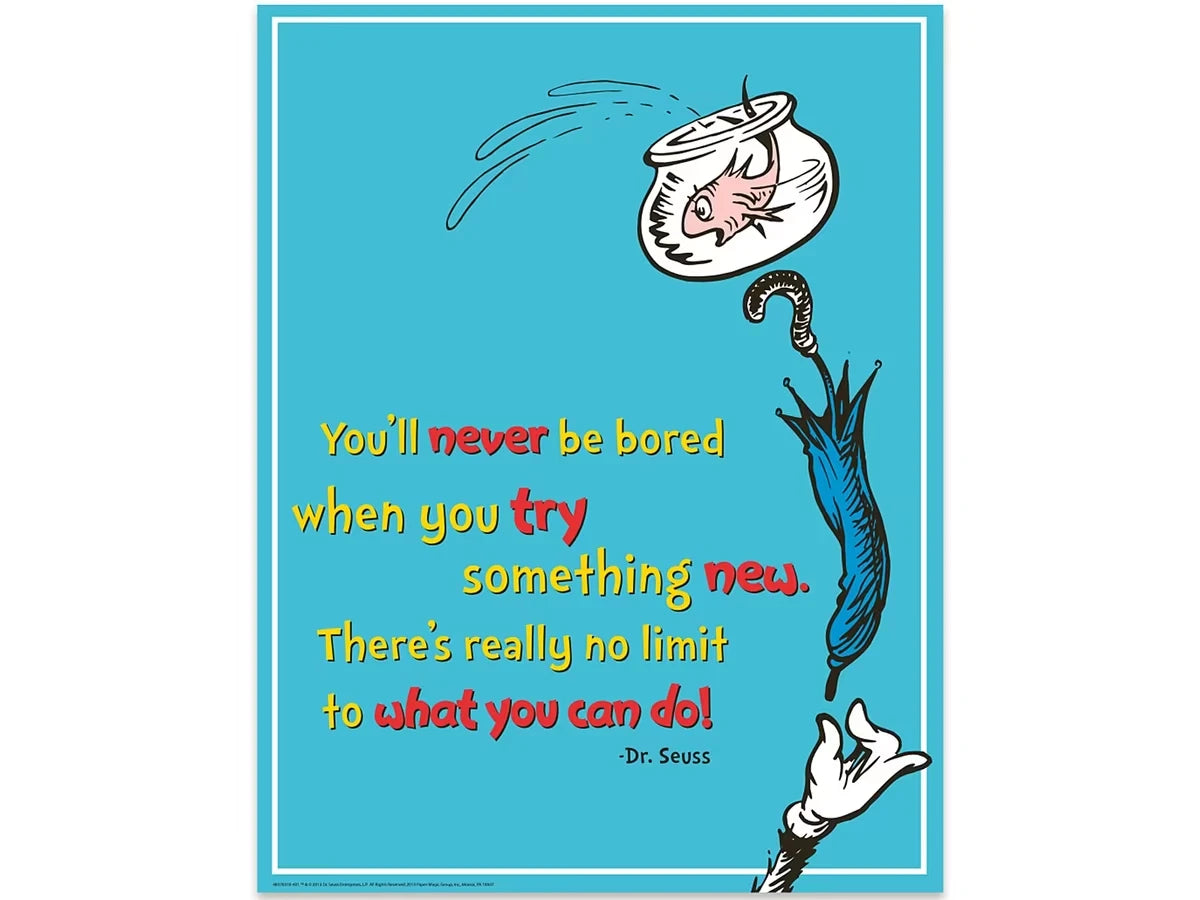Dr. Seuss™ Try Something New Poster - US 9173
