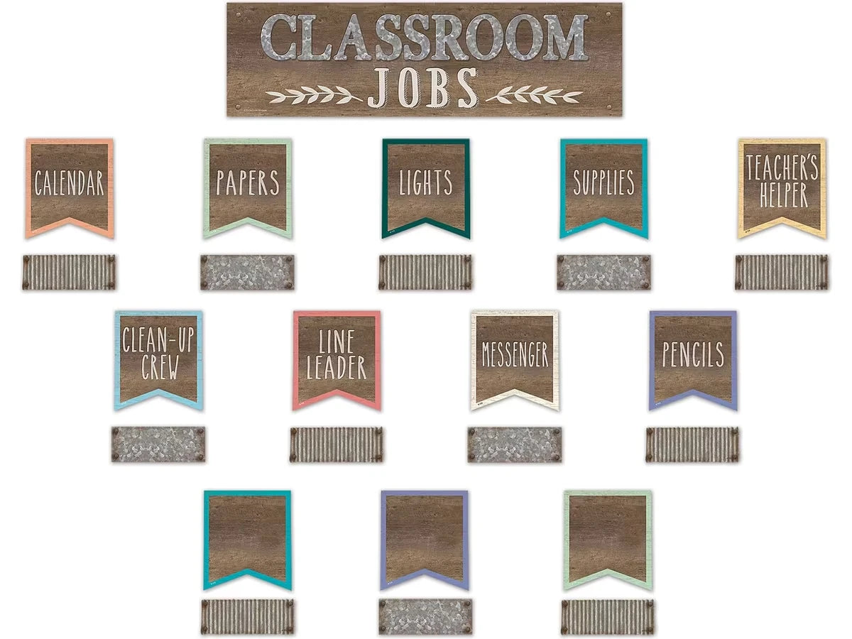 Home Sweet Classroom Class Jobs Bulletin Board Set - US 2258