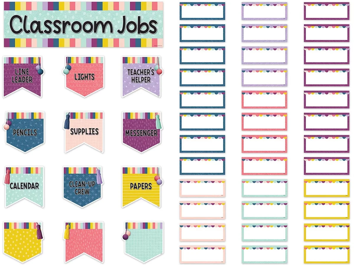 Oh Happy Day! Classroom Jobs Bulletin Board Set - US 4711
