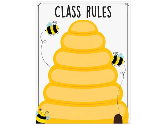 Busy Bees Classroom Rules Poster - US 9416