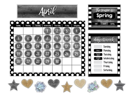 Simply Stylish Calendar Bulletin Board Set - US 1290