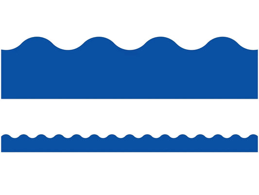 Royal Blue Scalloped Border - US 9234