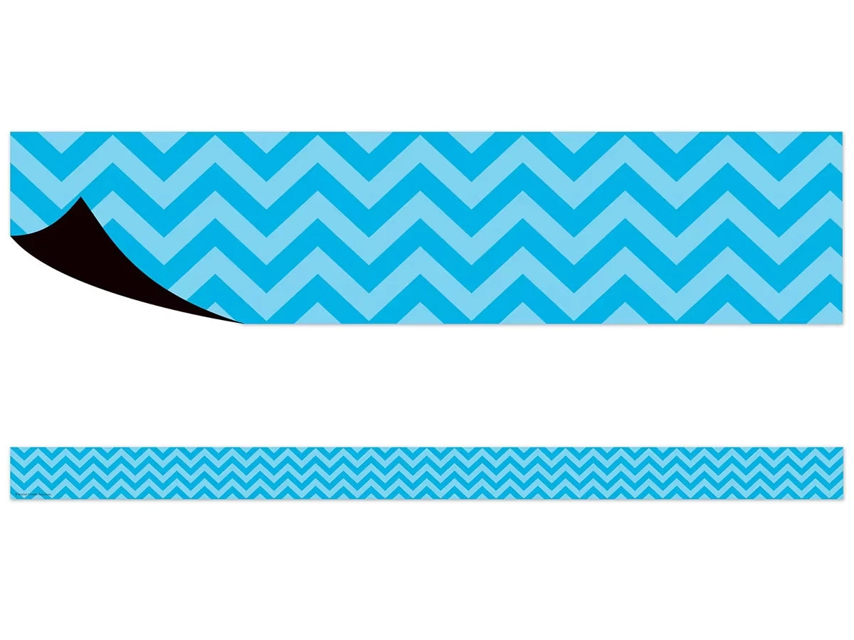 Aqua Chevron Magnetic Border - US 1637