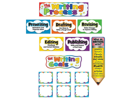 The Writing Process Bulletin Board Set - US 7683