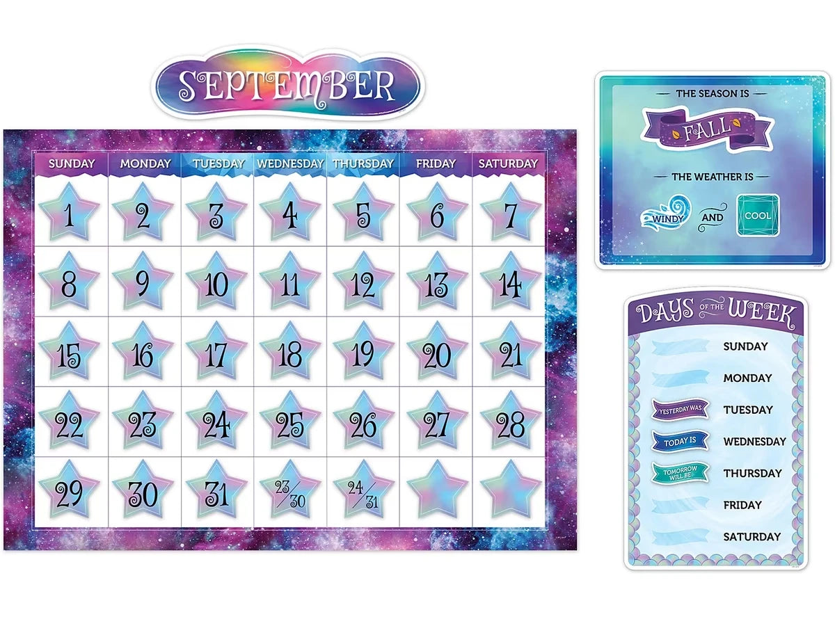 Mystical Magical Calendar Bulletin Board Set - US 3405
