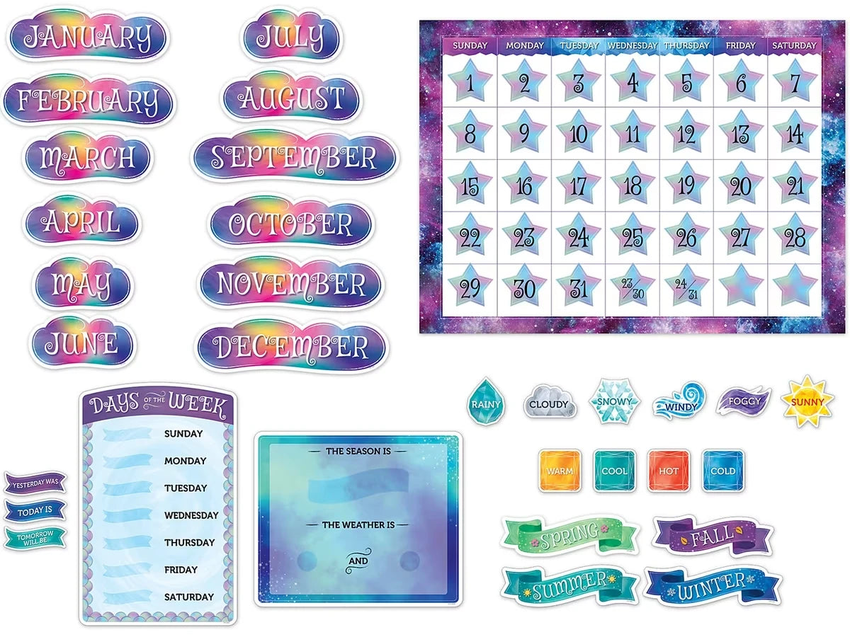 Mystical Magical Calendar Bulletin Board Set - US 3405