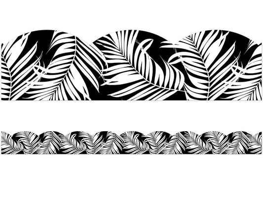Simply Boho Leaf Scalloped Border - US 5694