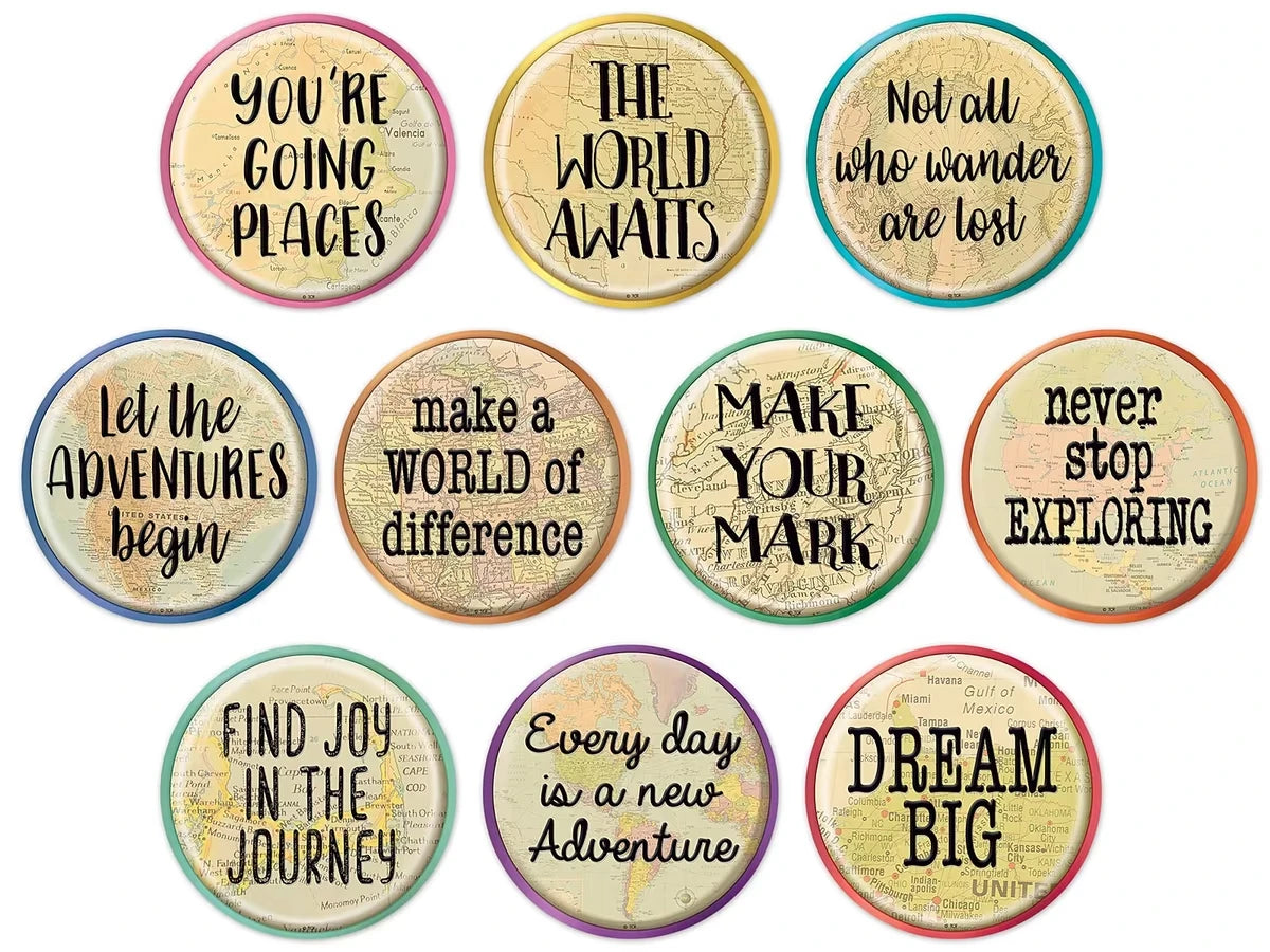 Travel the Map! Motivational Accents - US 8057