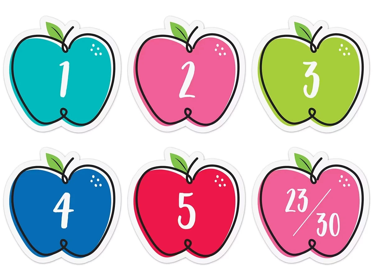 Doodle Apple Calendar Mini Accents - US 1644