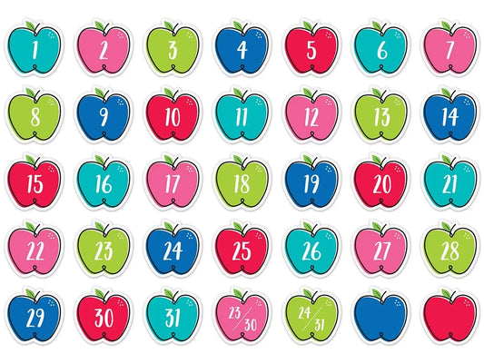 Doodle Apple Calendar Mini Accents - US 1644