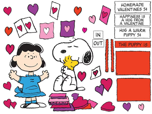 Peanuts® Valentine’s Day Bulletin Board Set - US 3555