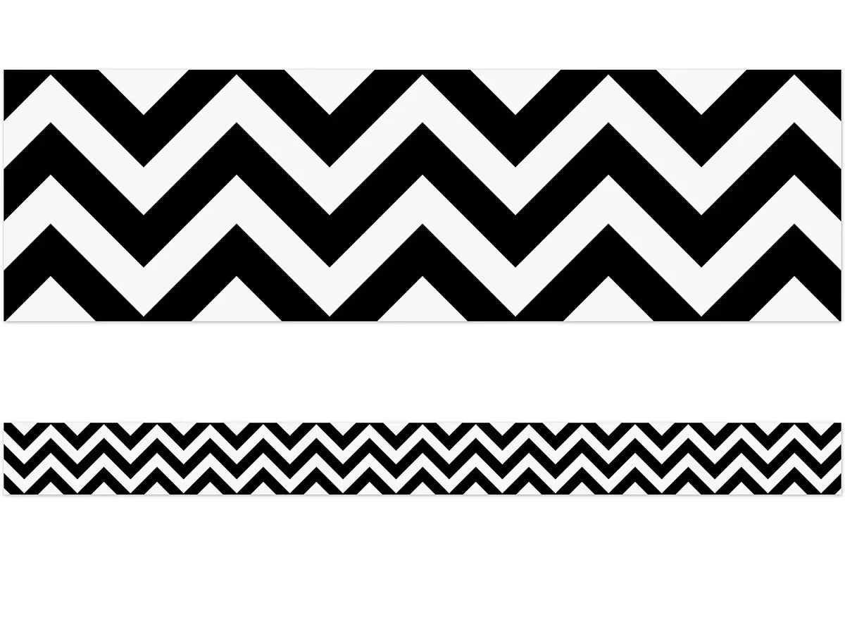 Black Chevron Border - US 9301