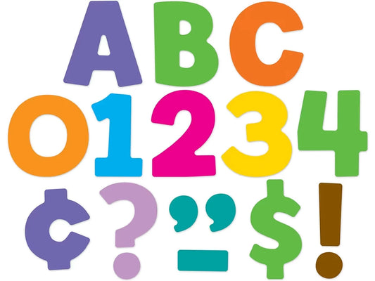 Color Splash 3" Punch-Out Letters - US 4419