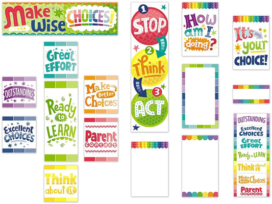 Painted Palette Behavior Management Bulletin Board Set - US 4597