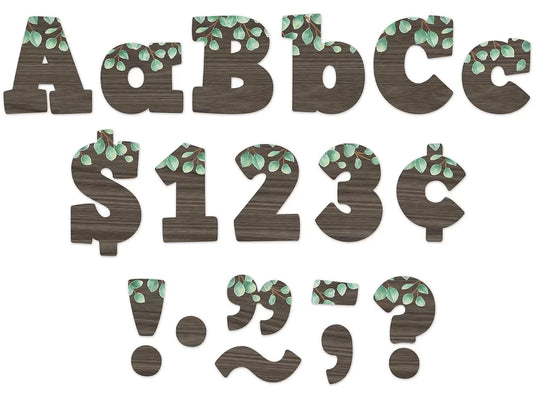 Eucalyptus 4" Punch-Out Letters - US 1519