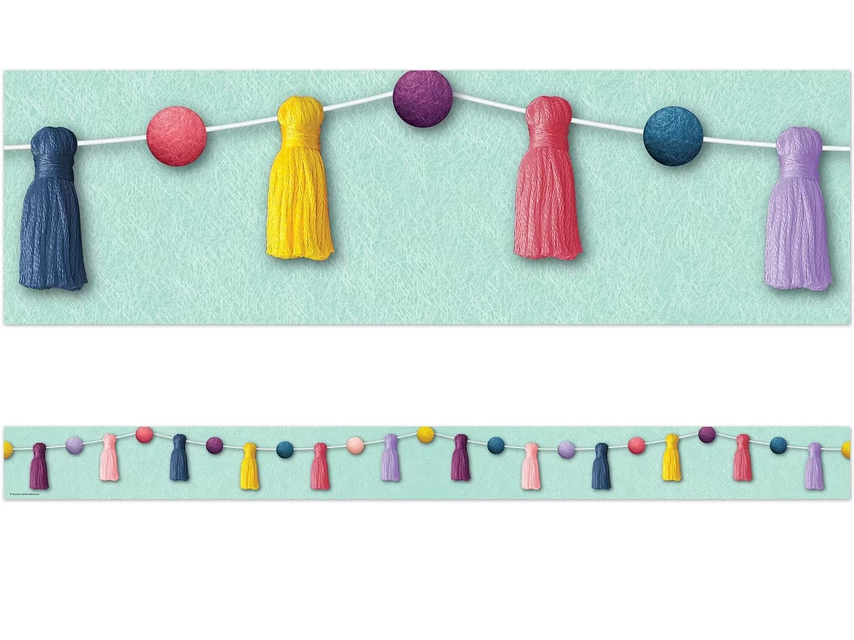 Oh Happy Day! Pom-Pom & Tassel Border - US 7640