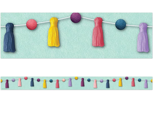 Oh Happy Day! Pom-Pom & Tassel Border - US 7640