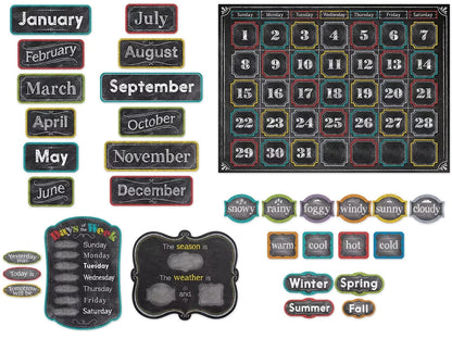 Chalk It Up! Calendar Bulletin Board Set - US 6290