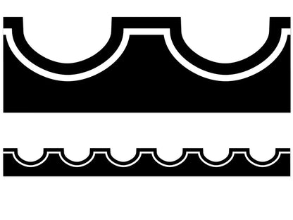 Simply Stylish Tropical Black Awning Border - US 2020