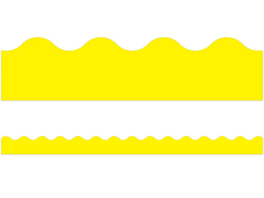 Yellow Scalloped Border - US 4538