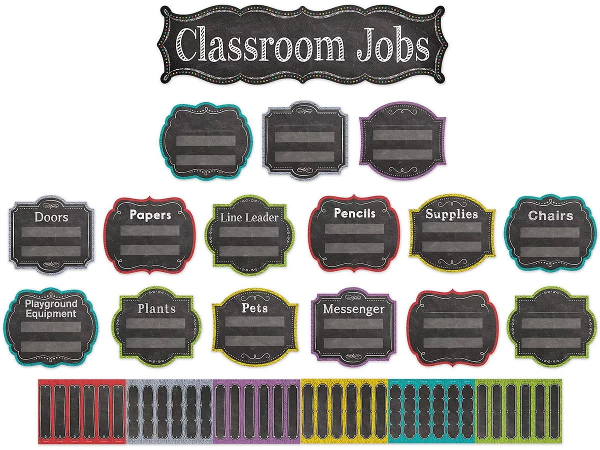 Chalk It Up! Classroom Jobs Bulletin Board Set - US 1121