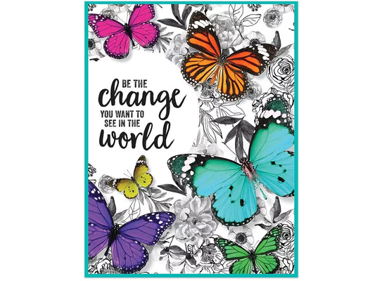 Woodland Whimsy Be the Change… Poster - US 5895